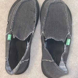 Grey/Black Boys Sanuk Vagabond Shoe